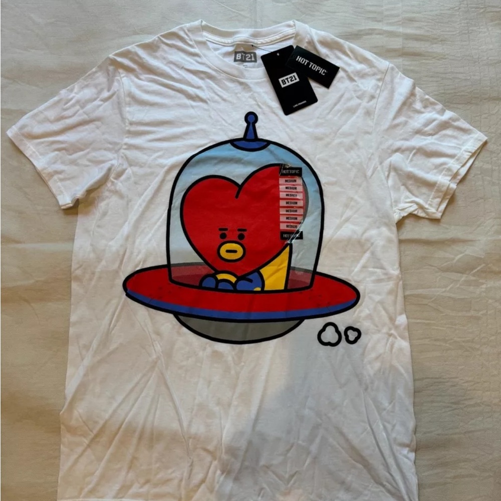 Hot Topic x BT21 - Tata Graphic T-Shirt Size Medium - New with Tags